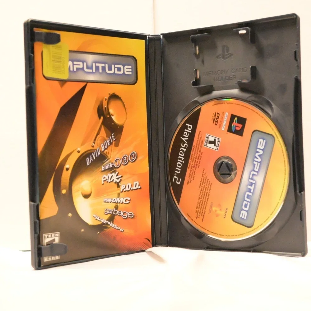 Amplitude PS2 CIB Complete Registration Card Tested Working